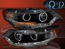 Fit For 2009-2012 Acura Tsx Jdm Blk Ccfl Halo R8 Style Led Projector Headlights Fit For 2009-2012 Acura Tsx Jdm Blk Ccfl Halo R8 Style Led Projector Headlights