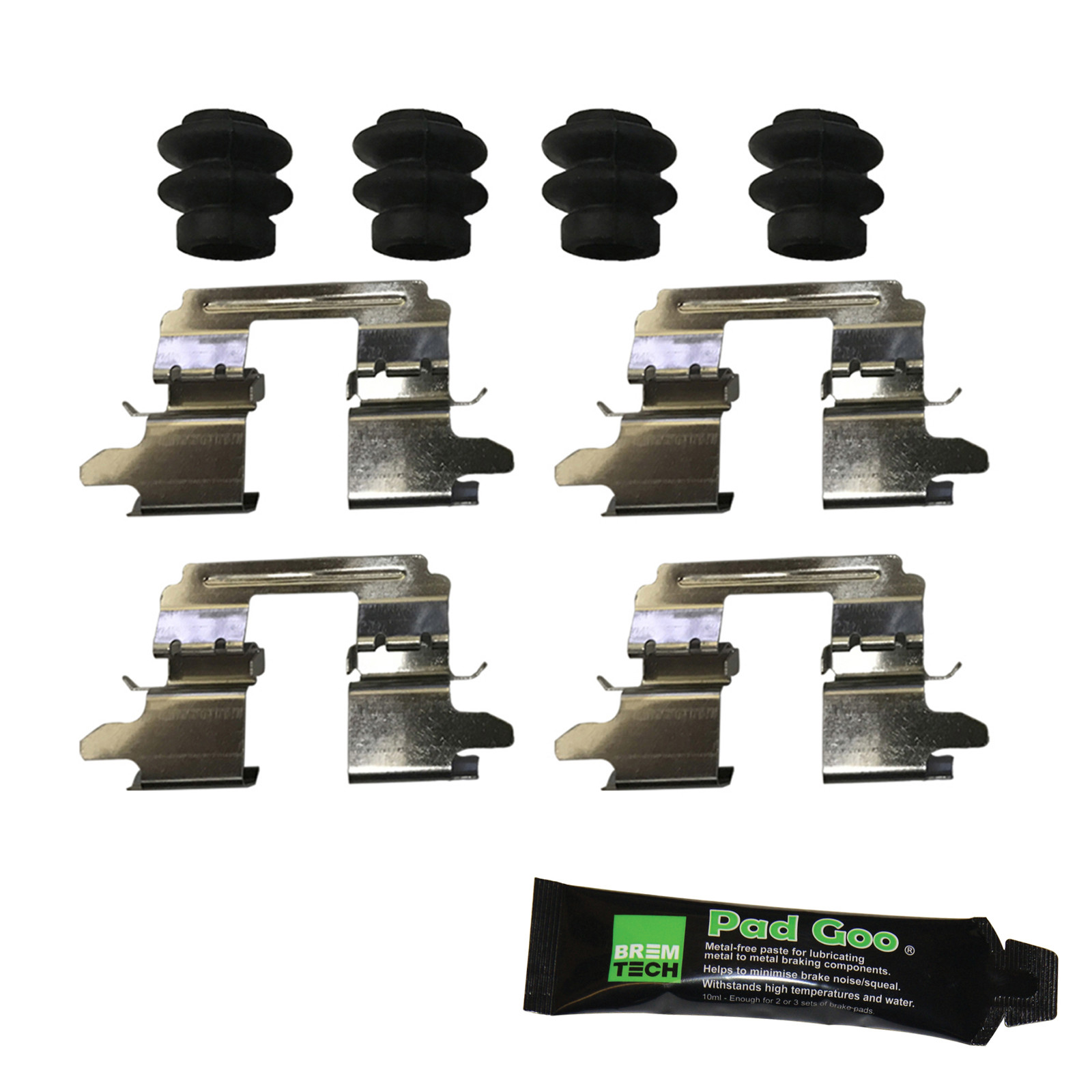 REAR BRAKE PAD FITTING KIT ANT RATTLE SHIMS FITS NISSAN JUKE 20102020