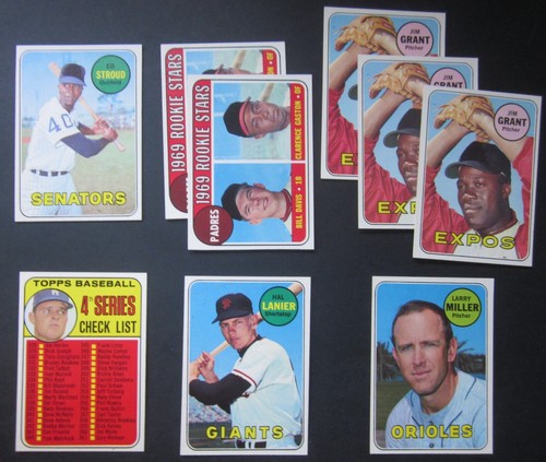 1969 Topps Baseball - Pick Choose Complete Your Set (1-660) NM Vending - Picture 24 of 132
