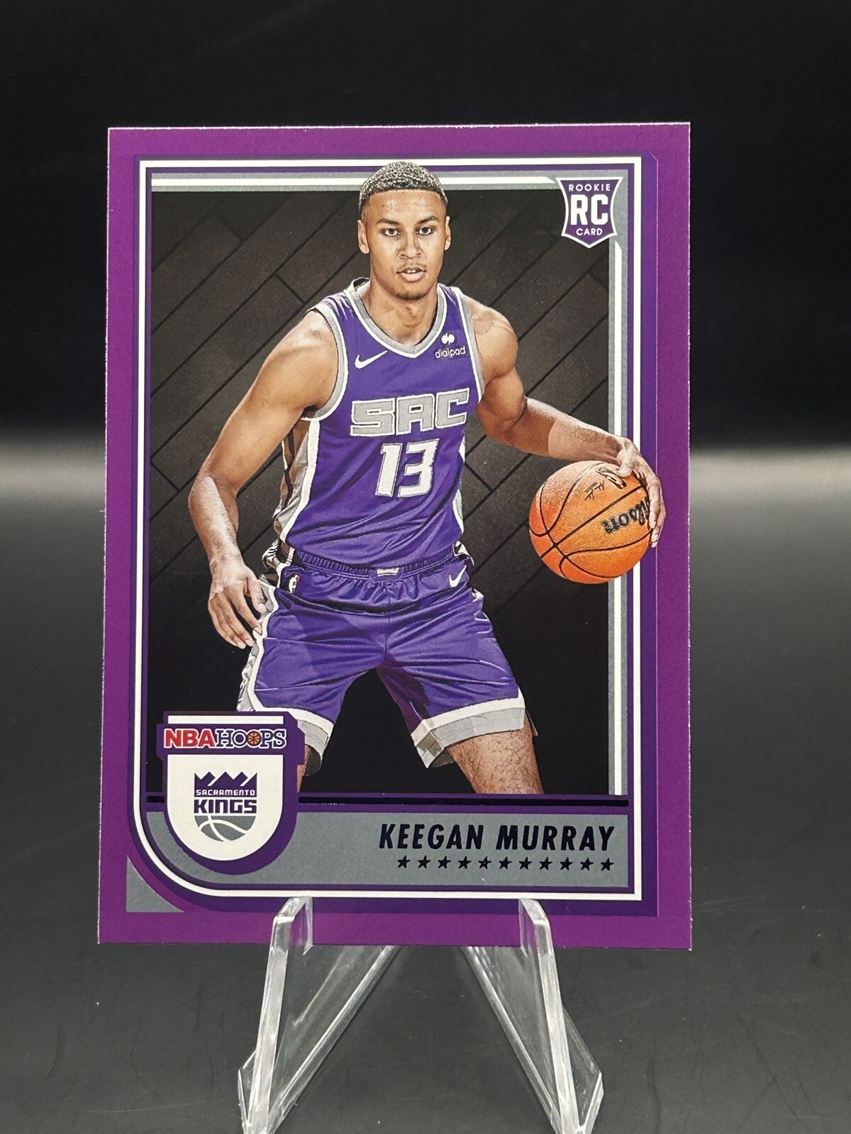 2022-23 Panini NBA Hoops - Rookie Purple #234 Keegan Murray RC Sacramento Kings