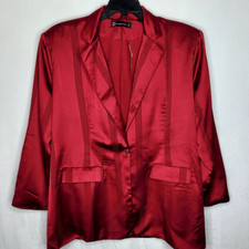 New York Company Polyester Elegant Red Women's Blazer Size XL