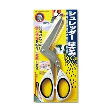 Sun-Star Stationery Shredder Scissors Stainless Steel 3-Blades S6301401 NEW