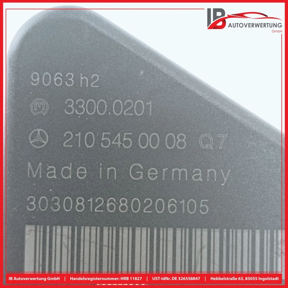 MERCEDES-BENZ W208 W210 W202 Zündschloss Ohne Schlüssel 2105450008 ORIGINAL - Bild 4 von 4