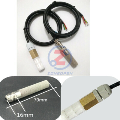 SHT10/SHT20 Waterproof PE/Copper Soil Temperature Humidity Moisture Sensor Probe