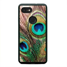 Beautiful Peacock Feathers Tail Bird Case Cover For Google Pixel 3 3XL 2XL
