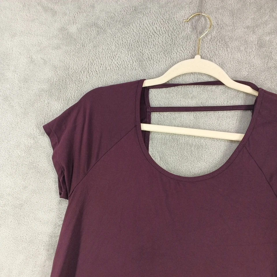 Camiseta Top CHAMPION Ropa Activa XS (0-2) Púrpura Tejido Informal Pullover Entrenamiento Foto 2 de 4