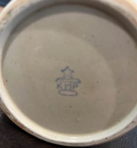 KMP Beer Stein Armart Dis, Woman, Two Men & Forrest Lodge Makers Mark 6” - Picture 11 of 11
