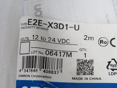 OMRON E2E-X3D1-U Proximity Sensors E2EX3D1U New In Box Fast Shipping 1PC