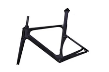 52cm Full carbon fiber frame road bike frame and fork V-brake 700C         