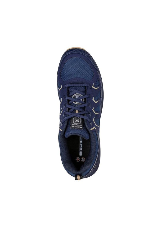 Skechers Chaussures de Travail Sécurité Malad II Homme 200127EC Nvtn Bleu - Photo 4/4
