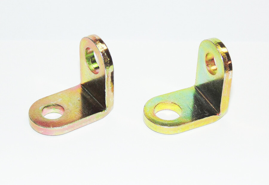 L - Brackets 90 Degree Angle Brackets Yellow Zinc | eBay