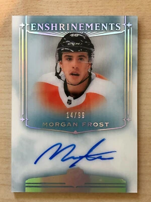 2019-20 The Cup Rookie Auto Enshrinements Morgan Frost-Philadelphia Flyers 14/99 - Bild 1 von 2