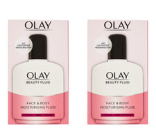 2x Olay Beauty Fluid Normal/ Dry/ Combo Day Fluid - 100ml