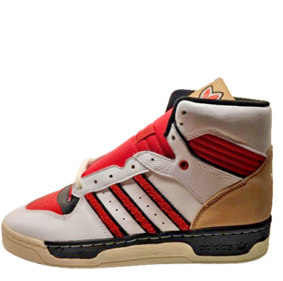 Adidas Originals RIVALRY HI FZ6332 Unisex Footwear Cloud White Glory Red sz 12M