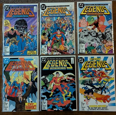 DC Comics -Legends #1-6 FULL SET 1st App Amanda Waller & New Suicide Squad 1986