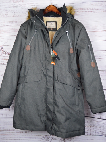 Legendary Whitetails Anchorage Parka Womans Size Sm Faux Fur Sherpa Lined NWT
