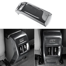 Cubierta de salida de ventilación de aire acondicionado fila trasera de coche de fibra de carbono para Chevy Trax 2024-2026