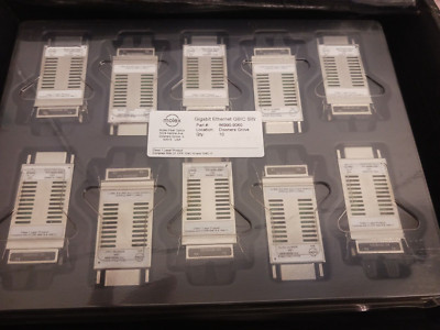 Lot 30 - Molex Fiber Optics Gigabit Ethernet GBIC SW P/N: 86990-9060 1000BASE-SX