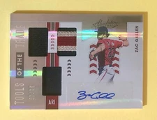2020 Panini Absolute Spectrum Silver /75 Zac Gallen #TOT3-ZG Rookie Auto RC
