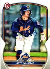 2023 BOWMAN PROSPECTS JETT WILLIAMS PAPER BASE BASEBALL CARD #BP-49
