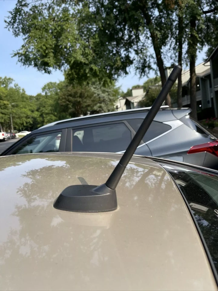 Mástil de antena de goma negro corto de 7" radio AM/FM para Chrysler Sebring 2007-2010 Foto 3 de 4