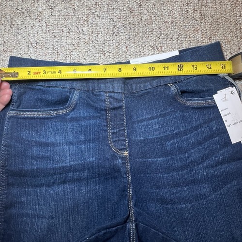 Pantaloncini jeans Liz Claiborne Ambra pull on taglia 6 nuovi con etichette - Foto 6 di 9