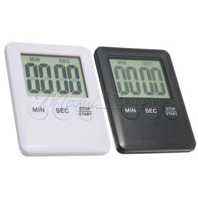 Magnetic Large LCD Display Digital Kitchen Timer Count Down Up Clock Loud Alarm