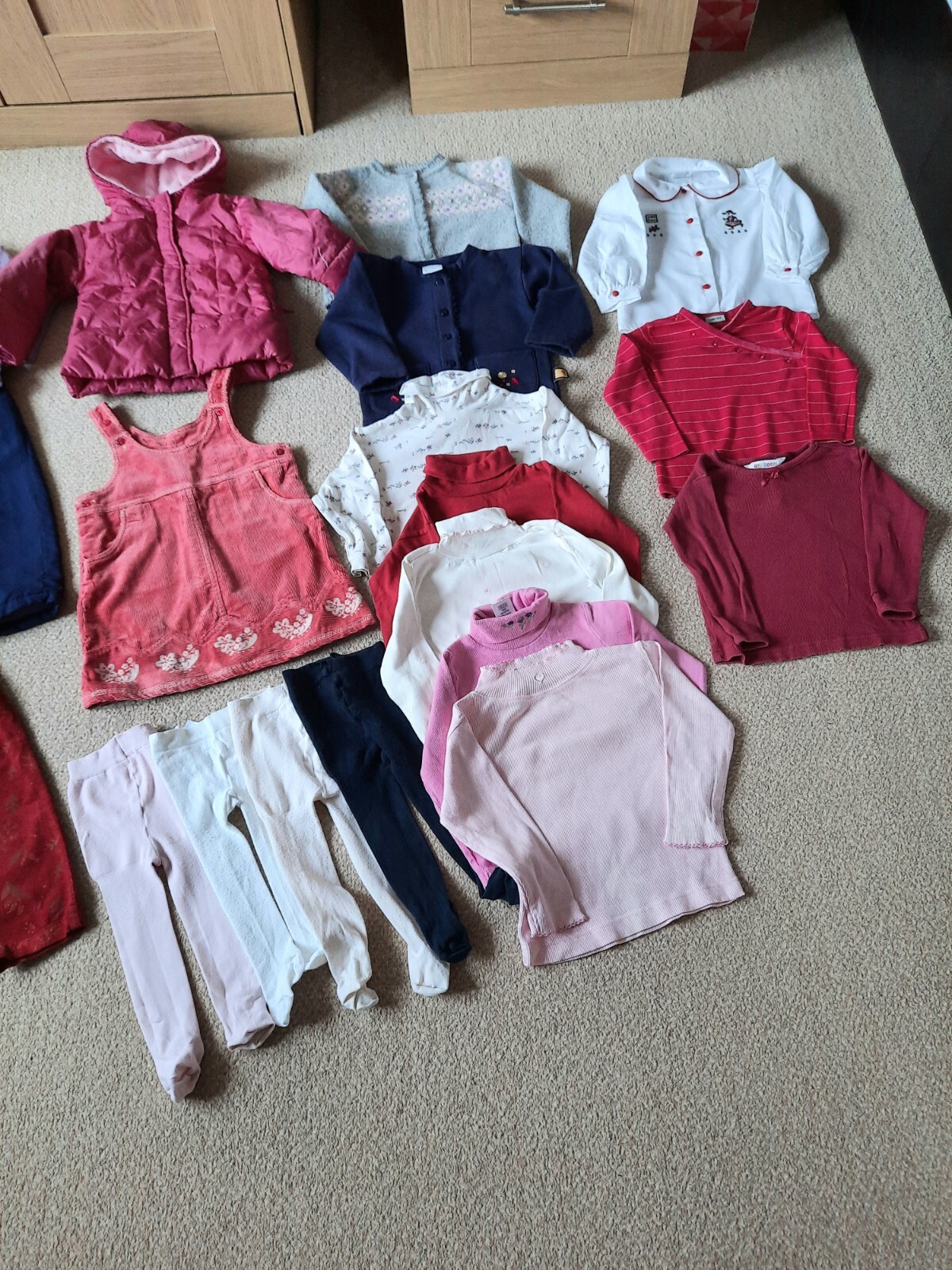 HUGE Baby Girl 1824 Month Clothes Bundle 24 Items inc M&S eBay