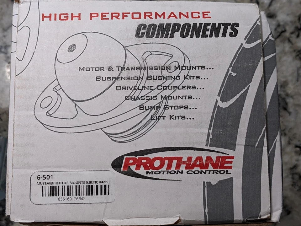 Juego de 2 soportes de motor de protano 6-501 nuevo para par Ford Mustang Thunderbird Capri Foto 3 de 3