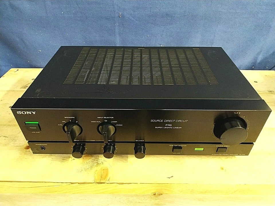 SONY F-110 AMPLIFICATORE VINTAGE 89s TOP CLASS INTEGRATED AMPLIFIER  - Immagine 2 di 4