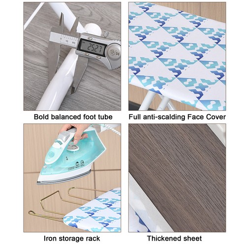 Extended Full-Size Foldable Ironing Board with Heat-Resistant Cover, 42 inch ti - Picture 24 of 24