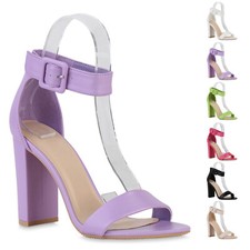 Damen Riemchensandaletten Sandaletten Elegante Basic Shoes 840189 New Look