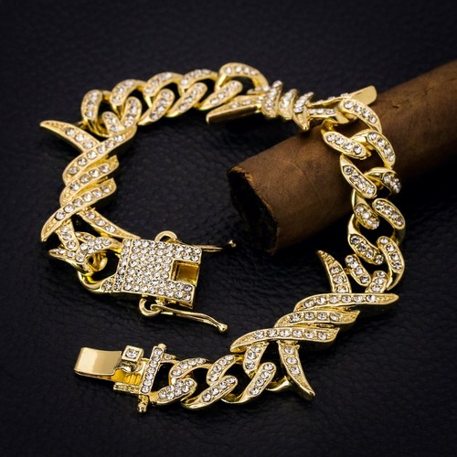 14k Gold Plated Barbed Wire Bracelet 