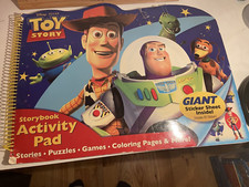 Toy Story 1 2 - Disney Pixar Storybook Activity Pad - 41 pages Sticker sheet