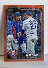 2024 Topps Update #US205 Shota Imanaga Seiya Suzuki Veteran Combos Orange /299