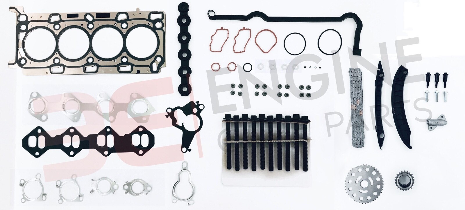 VAUXHALL VIVARO 2.0 CDTi M9R DIESEL TIMING CHAIN KIT + HEAD GASKET SET