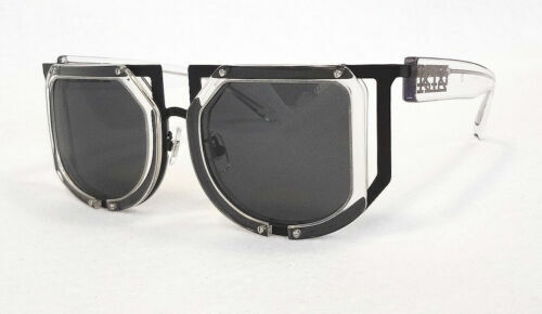 Linda Farrow KTZ Sunglasses New Large Clear Silver Mirror Linda Farrow KTZ Sunglasses New Large Clear Silver Mirror