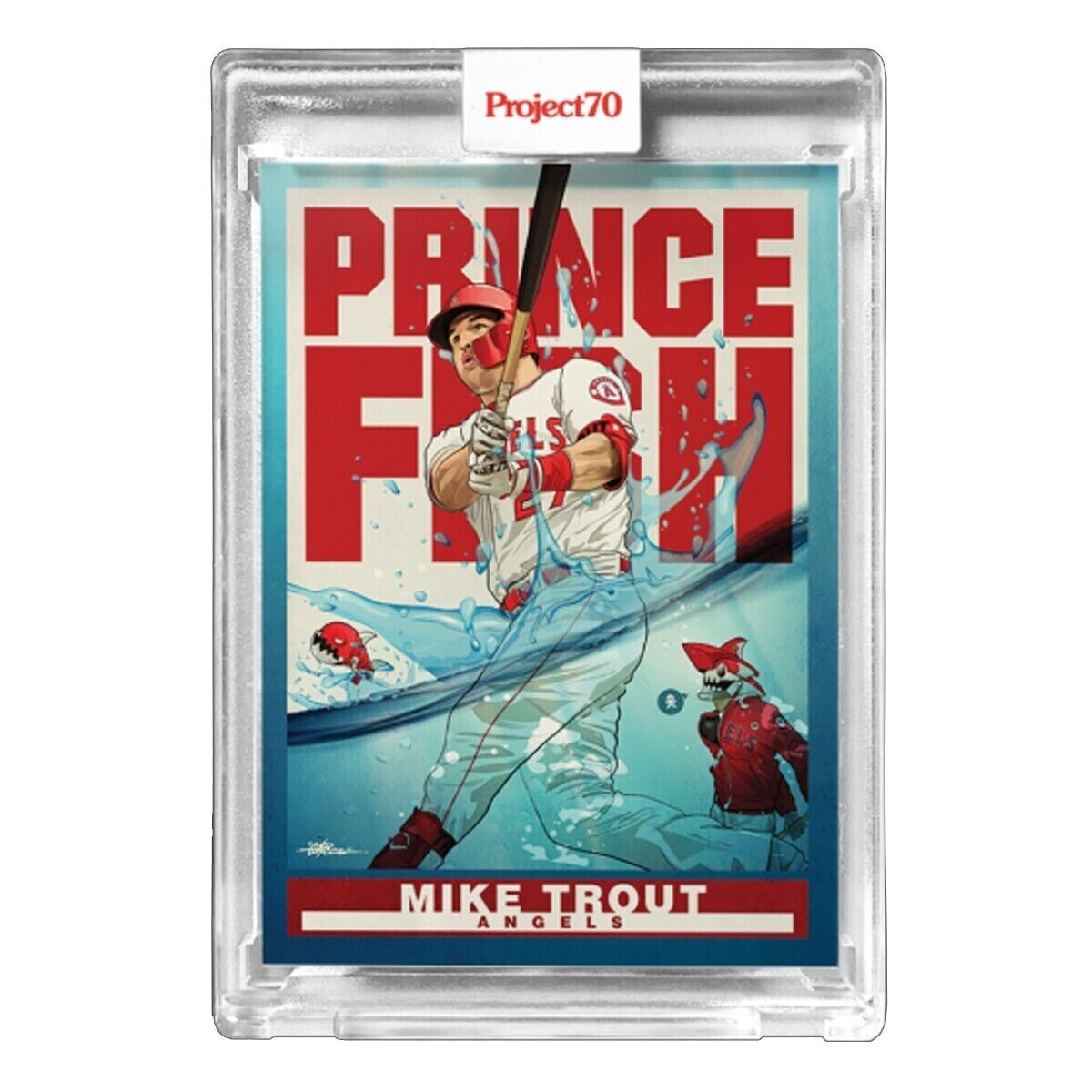 2021 Topps: Project 70 Card #290 - Mike Trout 1998 by Quiccs / Angels