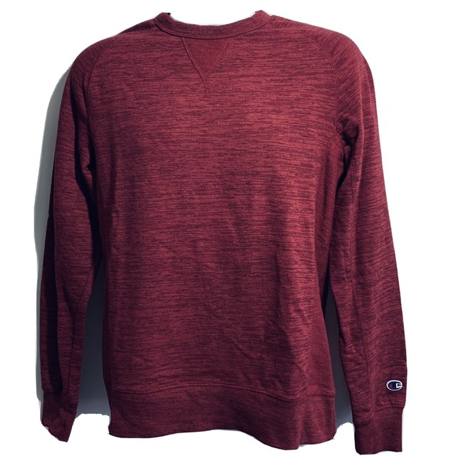 Champion Authentic Crew Neck Sweatshirt Size Small Burgundy | eBay