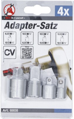 BGS Adapter Satz Knarren Reduzierstück Nüsse Steckschlüsseleinsätze 4 tlg DIY