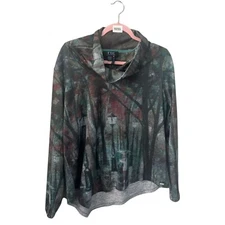 FDJ French Dressing Jeans Cowl-Neck Asymmetrical Sweater City Print Women’s XL