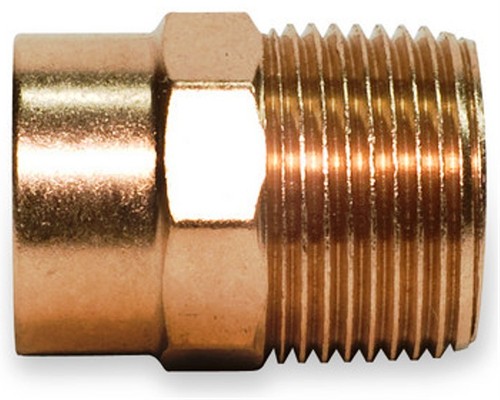 1/2" Copper x Male Adapter Lot of 10