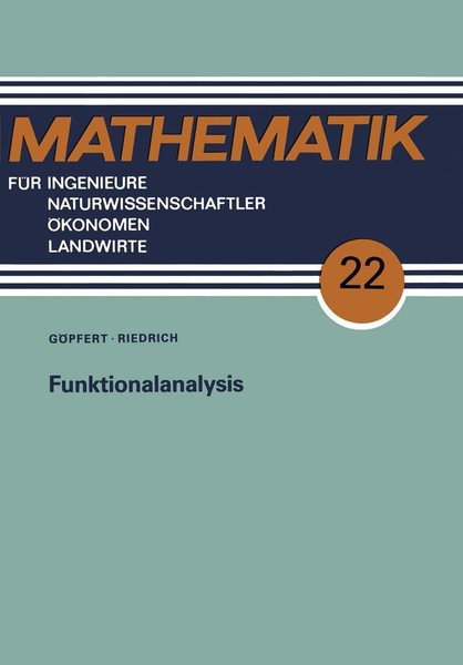 Funktionalanalysis Alfred GöPfert-image