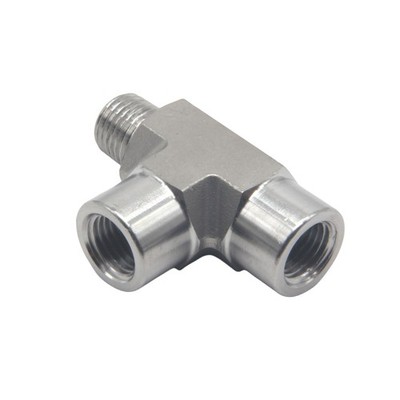 1/4'' FORGED Pipe Fitting NPT Tee FNPT x FNPT x MNPT Stainless Steel 304