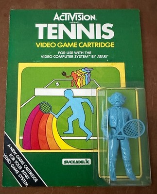 1/1 Atari Activision Tennis custom ACTION FIGURE! Sucklord/Suckadelic MOC DKE