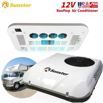 #ad 12V RV Air Conditioner Rooftop Trailer Electric AC Unit Cooling A C 11000BTU US $399.99