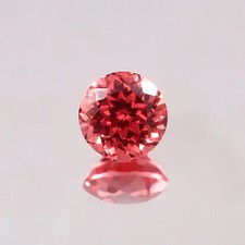 8.00 Ct Certified Natural Ceylon Padparadscha Sapphire Round Cut Loose Gemstone