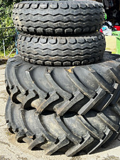 4 JCB wheels and tyres