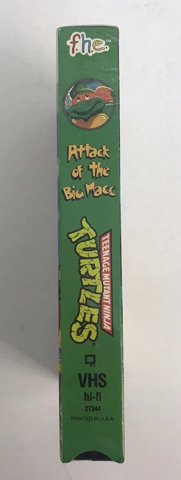 Teenage Mutant Ninja Turtles Attack of the Big Macc VHS NEW Factory Sealed TMNT - Image 4 of 4