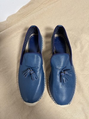 Louis Leeman Shoes Mens Size 43 Blue Espadrille Tassel  display picture 1